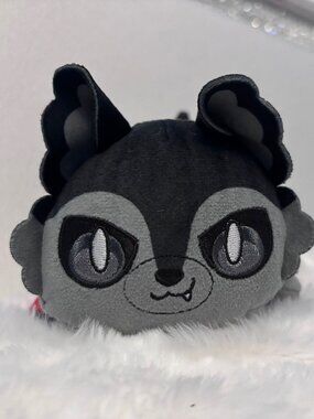 Aphmau Meemeow AARON Wolf Cat 6 inches - EUC